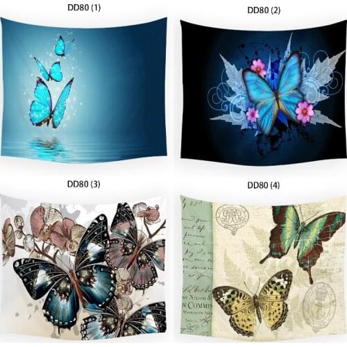 Beautiful butterfly wall decor tapestry dorm room decor kawaii tapestry wall blanket decor celestial decor witch tapestry Home