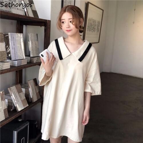 Nightgowns Women Leisure V-neck Three Quarter Elegant Breathable Solid Womens High Quality Korean Style Plus Size 2XL Ulzzang