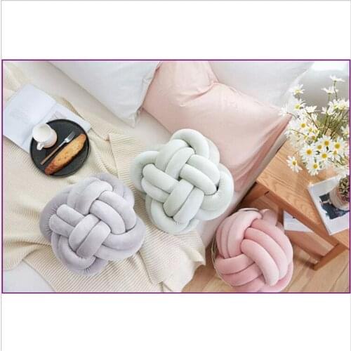 New Style Knot Ball Baby Pillow Baby Calm Sleep Dolls Stuffed Toys For Kids Boys Decor Bed Roo