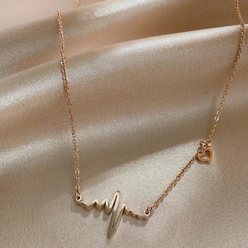 Simple Vintage Style Mini Lightning Pendant Necklace for Women Creative Chains Choker Necklaces Party Jewelry Gift Kolye