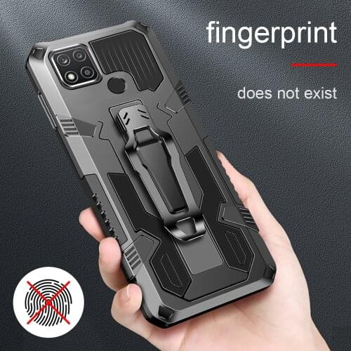 Shockproof Back Clip Phone Cases For Xiaomi redmi 9C NFC Magnetic Car Holder Protective Cover For Xiaomi redmi note 9 pro