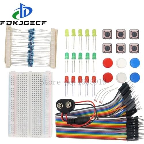 Starter Kit UNO R3 Mini Breadboard LED Jumper Wire Button for arduino Diy Kit school education lab