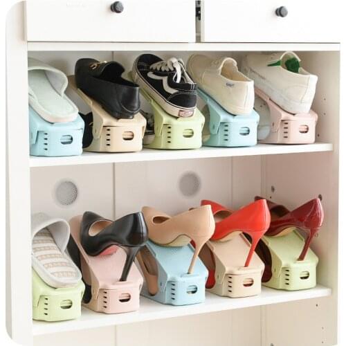 Household Storage Shoes Rack Thick Double Shoe Racks Modern Cleaning Storage Shoes Rack Living Room Convenient Shoe Stand Shelf