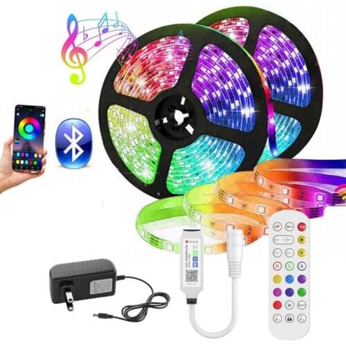 5V LED Light Strips Bluetooth WIFI Controller Flexible SMD 5050 RGB TV BackLight Lamp Waterproof String Light For Bedroom Decor