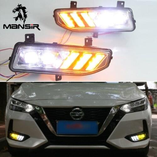 LED Daylights For Nissan X-trail X trail 2017 2018 2019 2020 Car Headlight Daytime Running Light DRL Fog Lamp