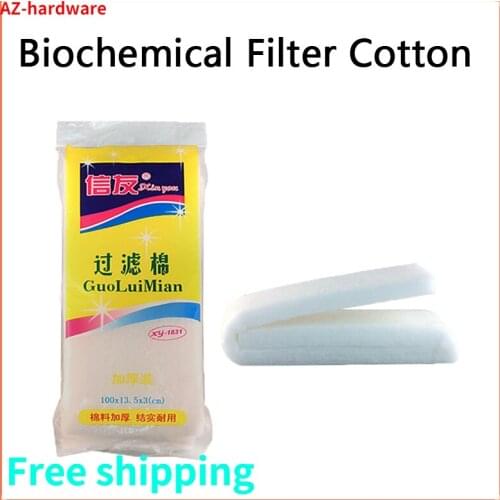 High Quality 100cm White Durable Biochemical Filter Cotton Sponge For Aquarium Fish Tank Biochemical Cotton Foam 1 Pcs