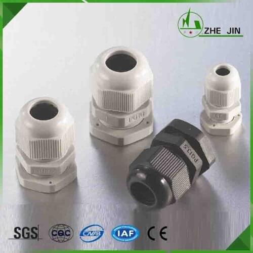 ZHEJIN (20pcs) IP68 M36*1.5 18-25MM Plastic Waterproof Connectors Nylon Cable Glands