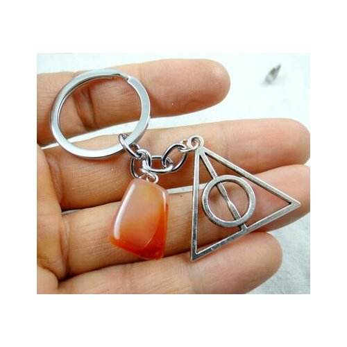 1Pcs wholesale Alloy key triangle carving key chain car pendant Accessories key chain free shipping p46