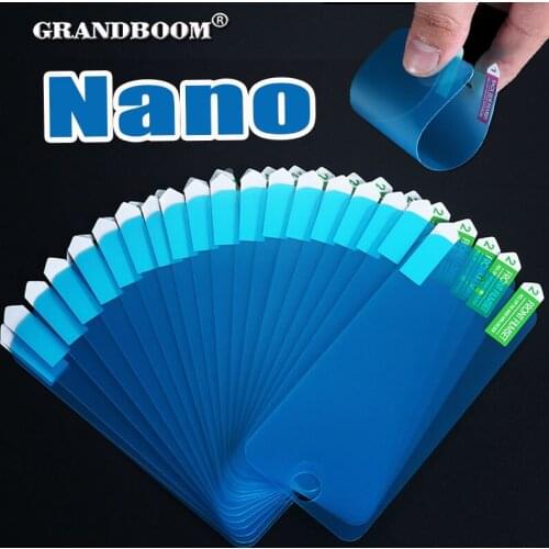 1000pcs Nano Soft Clear Screen Protector Scratch Protective Film Guard For iPhone 12 Mini 11 Pro Max XS XR X 8 7 6 6S Plus SE