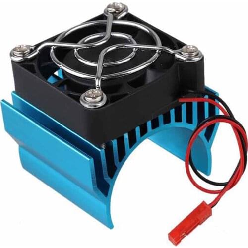 540 550 Motor Heat Sink Cover + Cooling Fan Heatsink RC Parts Brushless Aluminum Electric1/10 For HSP Himoto Redcat