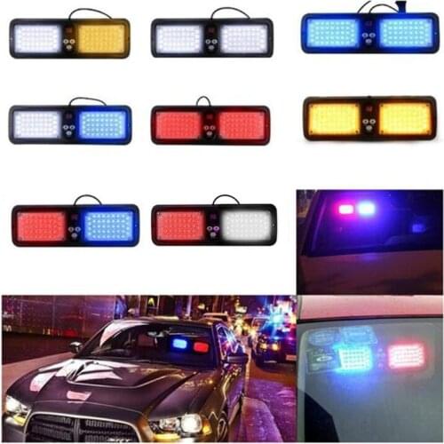 86 LEDs Strobe Light 12 Modes Emergency Flash Warning Caution Sun Visor Sun Shield Lamp Bar for t.u.k. Cars