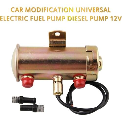 Automobile Modification Universal Car Electric Fuel Pump Diesel Pump Car Accessories 12V Universal Electronic Auto Car Fuel Pump