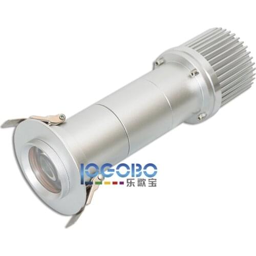 Free Shipping 20W Led Light Box Projector for Custom Glass or Metal Gobos Posters Patterns Logo Gobo Projection Kit LED Lighting