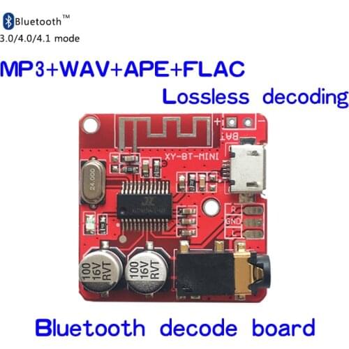 DC 3.7-5V Wireless Bluetooth 4.1 Stereo Audio Receiver MP3 Decoder Board Lossless Decoding Module
