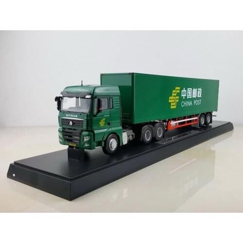 Diecast 1:36 Scale Heavy Truck C7H Container Vehicle Model Die-Cast Car Van Toy Boy Toys Collection Gifts Display Souvenir Show