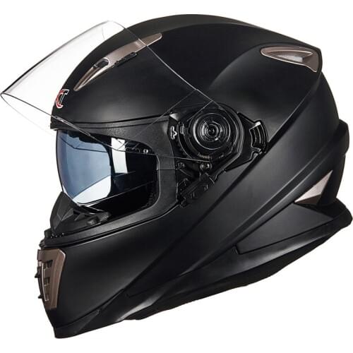 Double Lens full face motorcycle helmet with Sheld lock system GXT 999 motorbike helmet moto casco