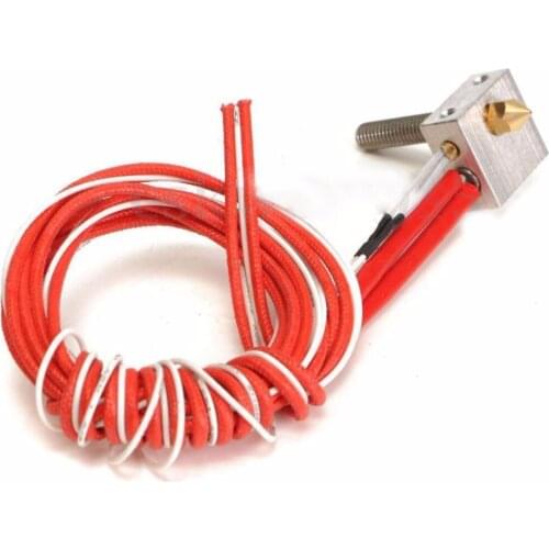 Heater Block Assembly Set Extruder Hot End for Prusa i3 3D Printer 1.75mm MK8