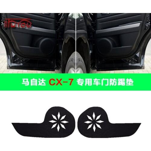 For Mazda CX-7 4pcs Car Inside Door Cover Pad Scratch Protection Anti Kick Pad Car Interior