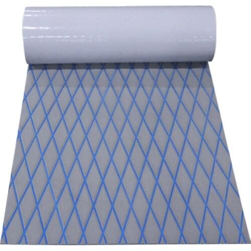 EVA Foam Faux Teak Boat Decking Sheet Non-Skid Self-Adhesive Sea Deck Marine Yacht RV Boat Flooring Mat Gray