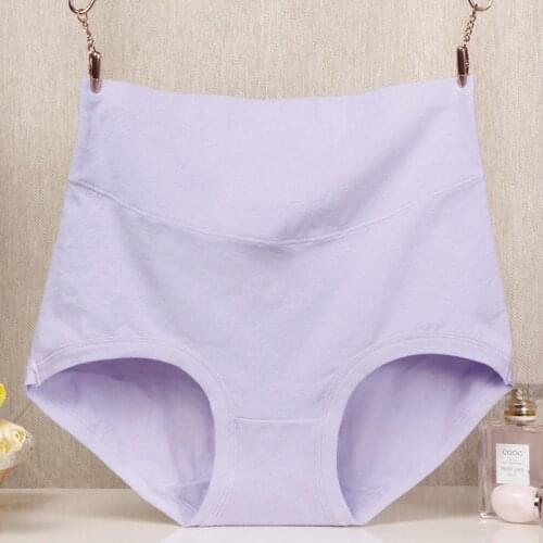 5pcs/lot Underwear Woman high waist Womens Panties High Rise pure Cotton Brief breathable Panty 10pcs/lot