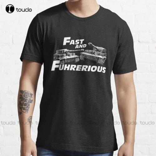 New Fast And Fuhrerious T-Shirt Black T Shirts For Men S-5XL vintage t shirts Unisex