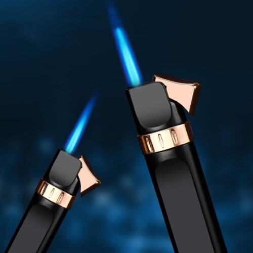 2020 New Metal Gas Lighter Cigarettes Lighters Butane Turbo Lighter Metal Lighters Smoking Accessories Gadgets For Men Cooking