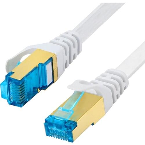 Ethernet Network Cable Cat6 RJ45 Flat Shielded Gigabit Lan Network Cat 6 Internet Cable for Computer Modem Switch Router PS3 PS4