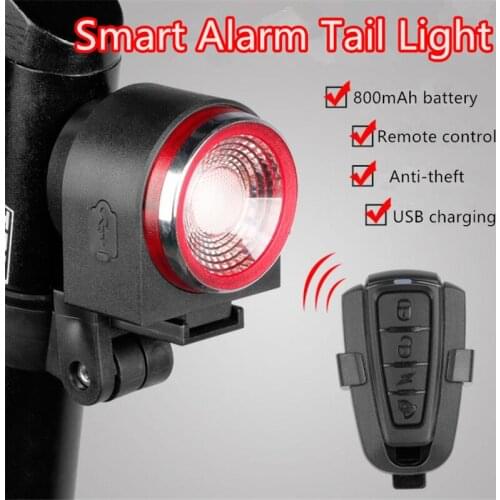 Cycling Taillight Bicycle Rear Light Auto Start/Stop Brake Sensing IPx6 Waterproof USB Charge Cycling Tail Taillight Bike LED L