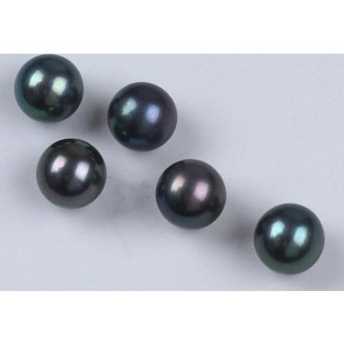 Factory Price 11-12mm Black Peacock Edison Rpund Loose Beads For Making Jewelry