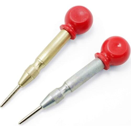1 pcs 130mm HSS Automatic Center Punch Stator Punching Pin Punch Spring Loaded Marking Drilling Impact Hole Punch Drill Bit