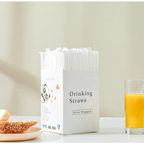 300pcs Drinking Plastic Straws Wide Flexible Boba Tubes PP 100pcs Collapsable Portable Disposable Bubble Tea Tumbler Straw