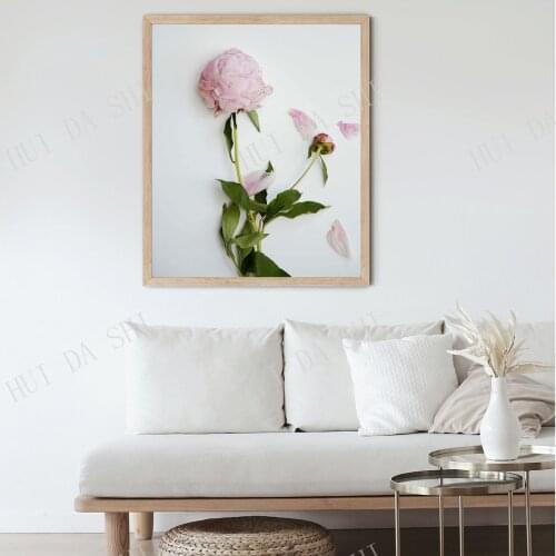 Botanical Peony Print, Macro Fine Art Flower Photography, Bohemian Floral Flower Boho Wall Art, Peonies