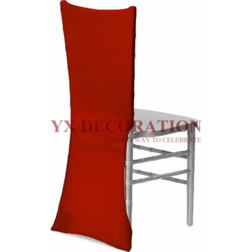 Cheap Price Chiavari Lycra Spandex Chair Cover Chair Jacket Cap Hood For Wedding Event Decoration