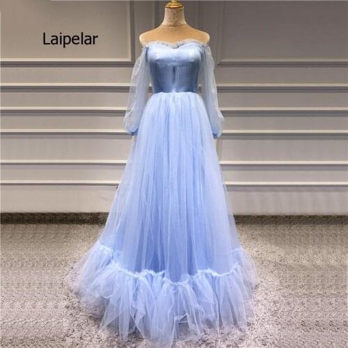 Long Sleeves Elegant Dress 2020 Cheap Price Prom Gowns A Line Custom Made Beautiful Girls Party Dress