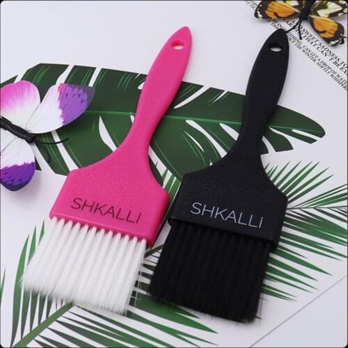 2Pcs Hair Coloring Brushes Plates Dye Cream Brushes Dye Hair Brushes Combs Professional Hairdressing Tools for Home Barber Shop