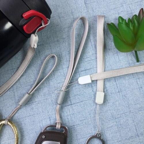 3P Small lanyard Key straps General Polyester Water cup small sling phone short rope diy accessories pendant buckle hanging head