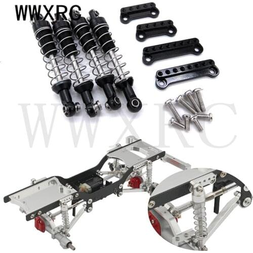 Metal Shock Absorber Damper with Extender Seat Bracket for MN D90 D91 D99S 1/12 RC Car