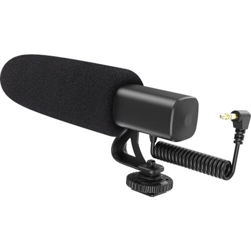 New Camera Microphone Professional Photography Interview Microphone Noise Reduction MIC for Sony Nikon Canon Fuji DSLRs