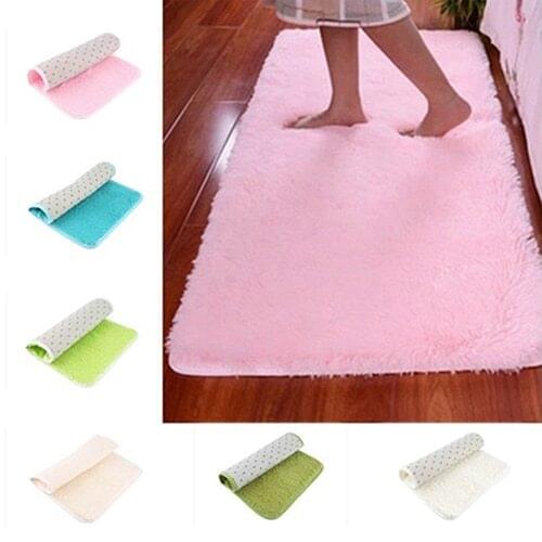 2017 New Candy Color Soft Anti-Skid Carpet Flokati Shaggy Rug Living Bedroom Floor Mat 169WG07 29