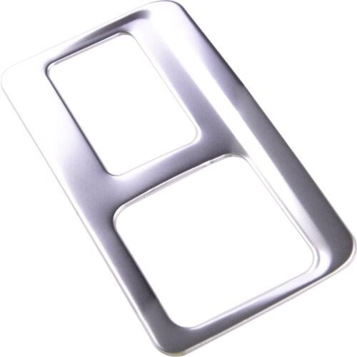 DWCX Silver Steel Rear USB Port Charging Socket Power Adapter Outlet Cover Trim Fit For Chevrolet Blazer 2020 2019