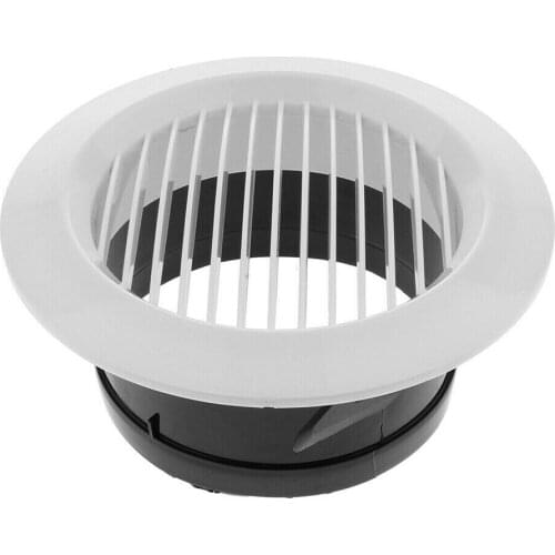 Air Vent Extract Grille Circular Indoor Ventilation Outlet Duct Pipe Cover Cap For Bathroom Office Kitchen Ventilation LB88