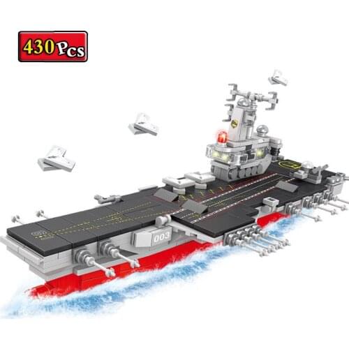 WW2 Military Series World War II Navy Type 003 Battleship Sailor MOC Building Blocks Bricks Toys Gifts