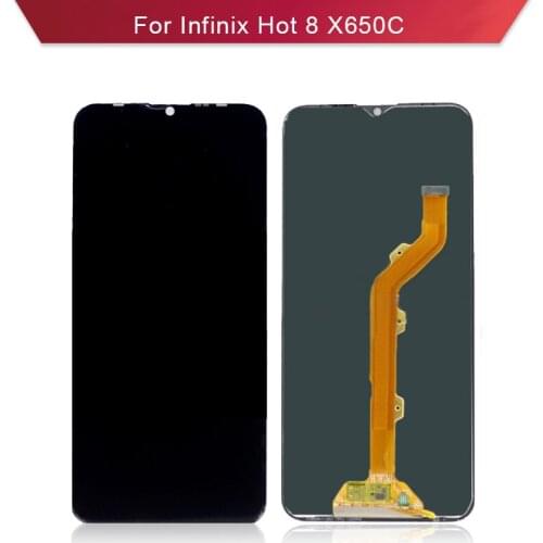 High Quality For Infinix Hot 8 X650C X650 X650b LCD Display Touch Screen Digitizer Assembly Hot 8 X650 LCD Complete Replacement