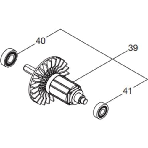 Armature rotor For Makita DTW800