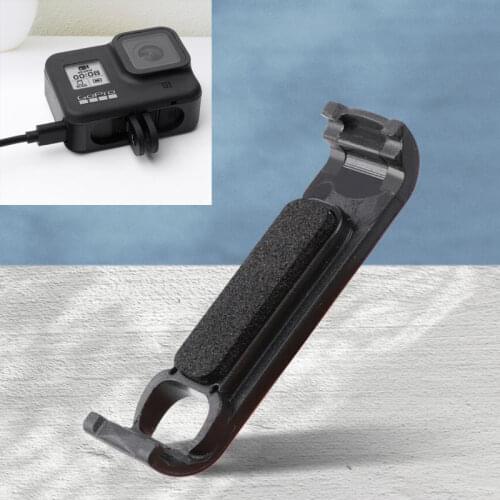 Rechargeable Side Protective Cover Battery Lid for GoPro 8/9 Hero 8/9 Sports Camera Dustproof Battery Lid Door Housing Case