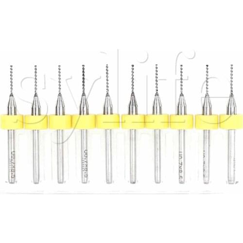 0.75mm Tungsten Steel PCB Carbide drill Bits Printed circuit board 10pcs