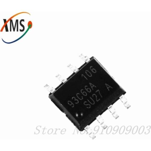 10PCS AT93C66A SOP-8 93C66A SOP 93C66 SOP8 AT93C66 AT93C66A-10SU-2.7 EEPROM 2.5 V to 5.5 V 4K