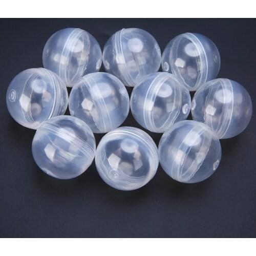 10Pcs Empty Ball Capsule Transparent Plastic Vending Machine Capsules 32mm Diameter For Childrens Party Toys