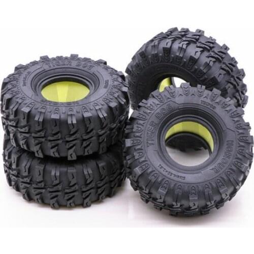 2 / 4PCS 1.9" Very soft Wheel Tire Rubber Wheel Tire Cover (118mm) for 1:10 RC Tracked Axial SCX10 90046 D90 D110 RC4WD Jimny