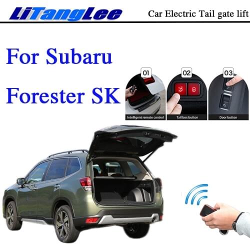 LiTangLee Car Electric Tail Gate Lift Trunk Rear Door Assist System For Subaru Forester SK 2019 2020 Remote Control